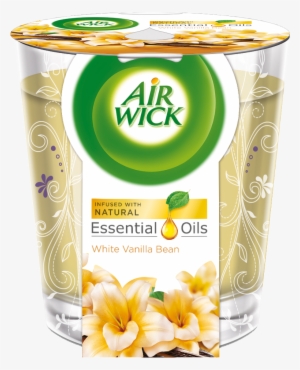 Air Wick Essential Oil Infusion Candle White Vanilla - Air Wick