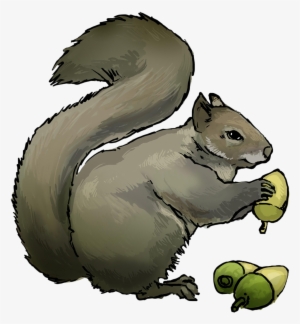 Free To Use & Public Domain Squirrel Clip Art - Squirrel Eating Clip Art