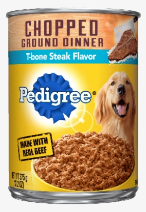 pedigree® wet dog food chopped ground dinner t-bone - pedigree chopped ground dinner chicken