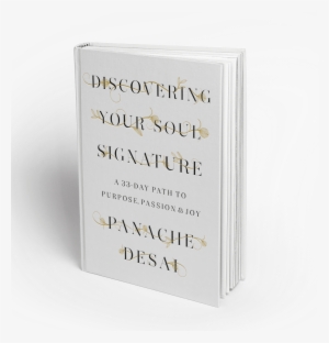 Hardcover Book Mockup Leftshadowonly Mini - Discovering Your Soul Signature: A 33 Day Path To Purpose,