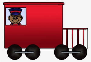 Train Rail Transport Caboose Passenger Car Clip Art - Clipart Caboose