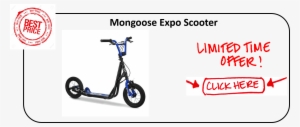 Mongose Expo Scooter A Brief Review - Pacific Cycle Mongoose Expo Scooter, Black, 12"