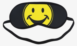 Funny Yellow Smiley For Happy People Sleeping Mask - Black Panther Eye Mask