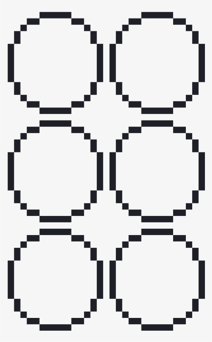 Template Clocks - Circulo Pixel Art