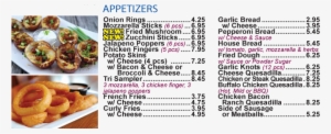 Appetizers - Hors D'oeuvre