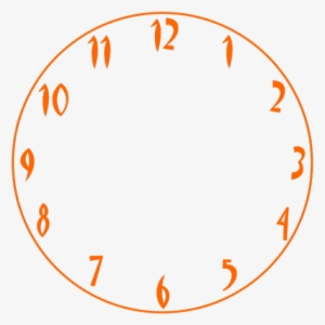 Clock Face Template - Wall Clock