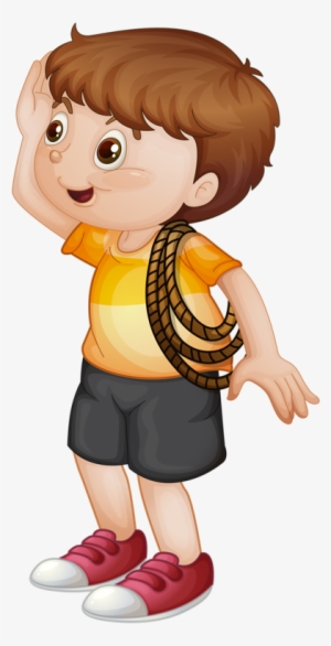 Little Boy W/ Rope Clip Art Clipart Boy, School Clipart, - Little Spanish Boy Cartoon