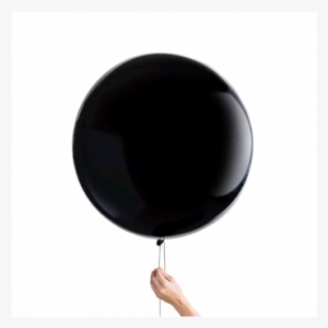 Globo Gigante Negro - Knot & Bow Jumbo Confetti Balloon - Black