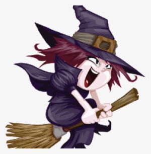 Cartoon Halloween Witches