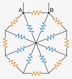 8 Resistors Are Connected To Form A Regular Octagon - Electrical Resistance And Conductance