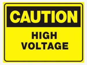 High Voltage Png - No Smoking Sign Yellow