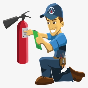 28 Collection Of Fire Inspection Clipart High Quality - Fire Extinguisher Check Clipart