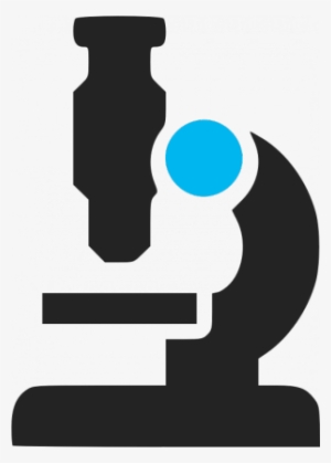 Org-vector Drawing Of Two Color Microscope Icon - Microscope Clipart