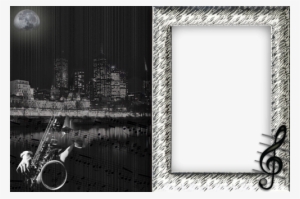 Night City Melody - Transparent Night Frames Png