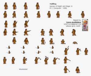 Halfling Sprite Database - Cartoon