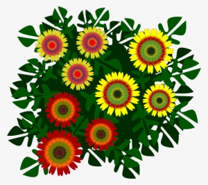 Drawing Flower Clipart - Sunflower