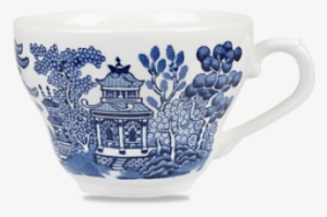Blue Willow Georgian Tea Cup - Chinese Tea Cup Png