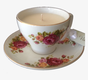 Floral Tea Cups And Saucers - Saucer