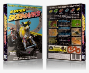 Sega Genesis Super Skidmarks Gb Sega Megadrive Replacement - Super Skidmarks