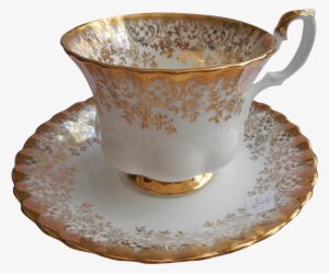 Free Download Royal Albert Gold Vintage Tea Cup Clipart - Royal Albert Gold Vintage Tea Cup