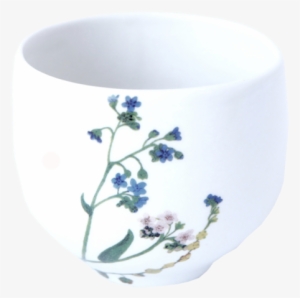 Teacup Squat Vintage Botanical - Cup