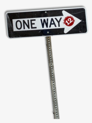 Flat 12 Gallery - One Way Sign