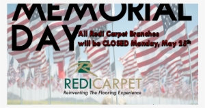2015 Redi Carpet Memorial Day - Poster