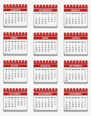 Bases Calendario 2013 Português - Calendar Design Elements