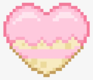 Heart Pixel Sweets Candy Cookie Pink Cute Kawaii Pastel - Doom Guy Rape Face