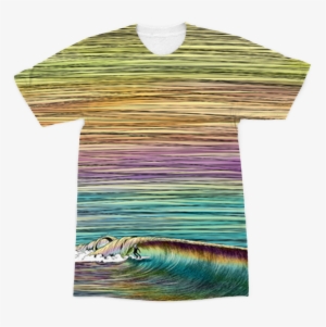 Wave Pattern 2 ﻿premium Sublimation Adult T Shirt - Gildan Herren Sublimation Adult T-shirt