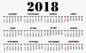 Base Calendario 2018 Png