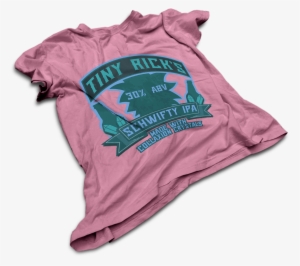 Tiny Ricks Ipa Pink Tee Blue - T-shirt