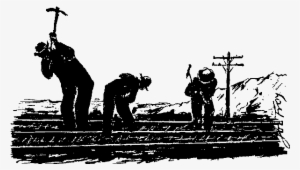 No General Official Nor I - Railroad Workers Silhouette