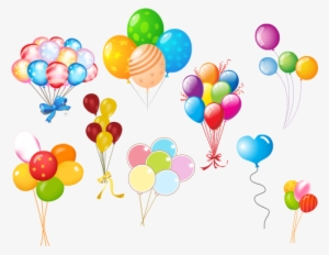 Ballons Illustrations Free Vector Files Png Graphic - Birthday