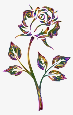 This Free Icons Png Design Of Chromatic Rose No Background