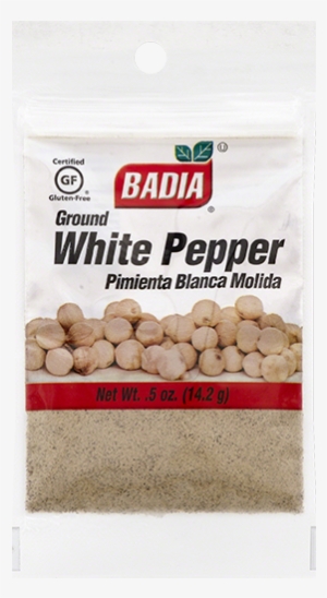 Pepper Ground White - Badia Ground White Pepper (12x.5 Oz)