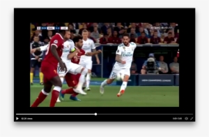 Note How Ramos' Upper-body Is Pulling Back, His Elbow - Mohamed Salah