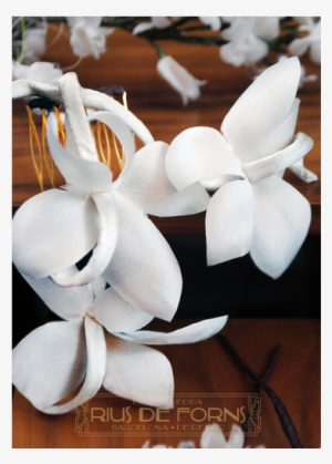Flores Blancas Para Tocado - Artificial Flower