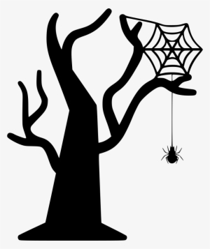 Halloween Spider Tree Web Bug Insect Comments - Halloween Tree Icon
