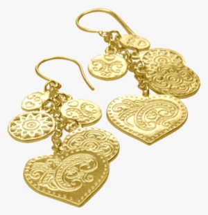 Earring Twirl Gold - Joy Jewellery Bali