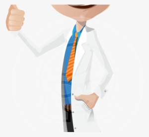 Vector Dorky Doctor Cartoon Character Doctor Dorkster - Physician