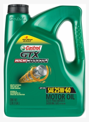 Gtx Hm 1g Product Page - Castrol Gtx High Mileage Synthetic Blend Motor Oil