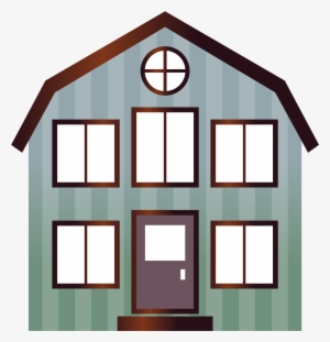 Home Vector Png - Blue House 1 25 Magnet- Home