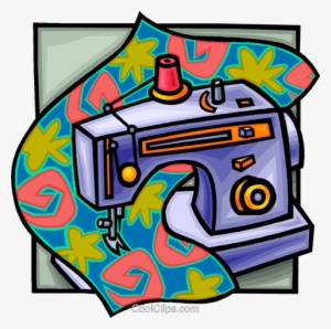 sewing machine at work royalty free vector clip art - maquina de costura com fundo transparente png