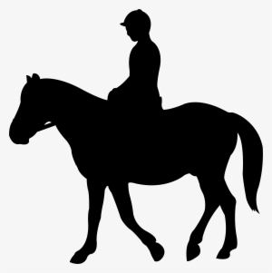 Jockey Silhouette Png Clip Art Image