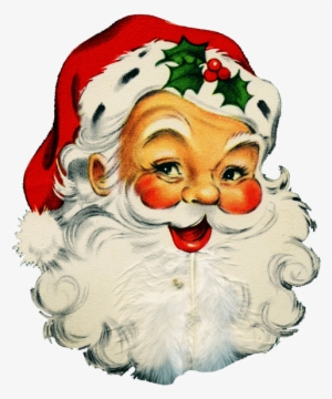 Santa Sticker 509×598 Pixels - Vintage Santa Face Clipart