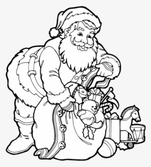 Santa Claus Coloring Pages 3 Purple Kitty Downloads - Santa Picture To Colour