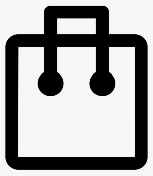 Square Symbol With Two Dots And A Line Comments - Square Bag Objects Clipart Black And White