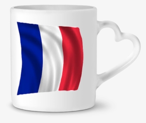 Mug Coeur Drapeau Français Par Mebarek Refai - Mug