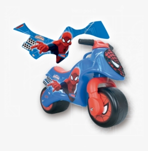 Etiquetas Iml Para Juguetes - Injusa Foot To Floor Motorcycle Learn To Ride Spiderman